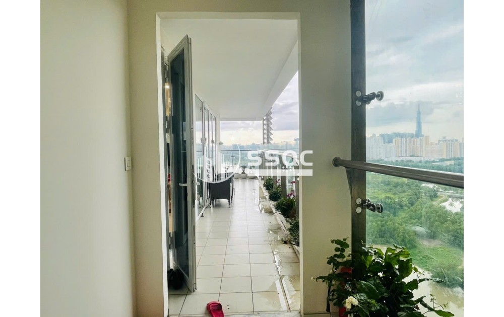 Cho thuê siêu phẩm căn hộ tháp Brilliant Đảo Kim Cương diện tích 254m2, view trực diện Quận 1, giá 100 triệu/tháng.