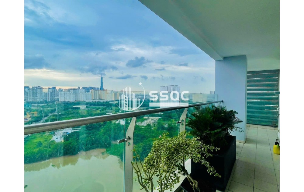 Cho thuê siêu phẩm căn hộ tháp Brilliant Đảo Kim Cương diện tích 254m2, view trực diện Quận 1, giá 100 triệu/tháng.