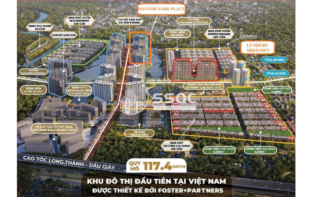 BÁN DỰ ÁN THE GLOBAL CITY – CT5, TÒA A2, 2PN, DIỆN TÍCH 83,1M2, VIEW NHẠC NƯỚC ĐẸP XUẤT SẮC | 57M² | TẦNG ĐẸP