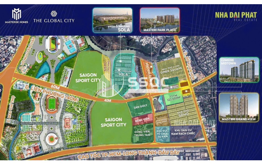 HOT! CĂN HIẾM THE GLOBAL CITY –1PN +1, GIÁ 7.36 TỶ, DIỆN TÍCH 57.2M² VIEW ĐẸP.