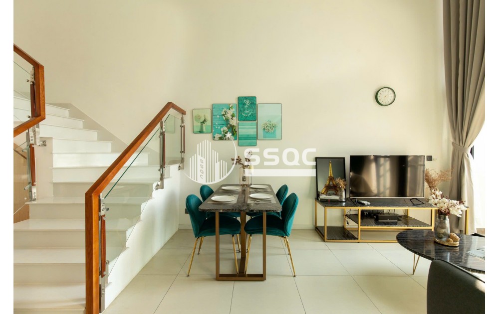 FELIZ EN VISTA – CHO THUÊ DUPLEX THÔNG TẦNG TRẦN CAO ĐẲNG CẤP | 2PN 103M² FULL NỘI THẤT | GIÁ TỐT 28 TRIỆU