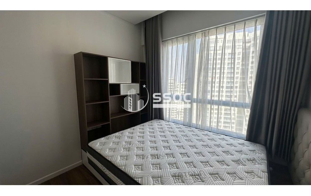 Cho thuê căn hộ 3PN Đảo Kim Cương tháp Bora Bora tầng cao, view sông và nội khu resort, giá 43 triệu/tháng.