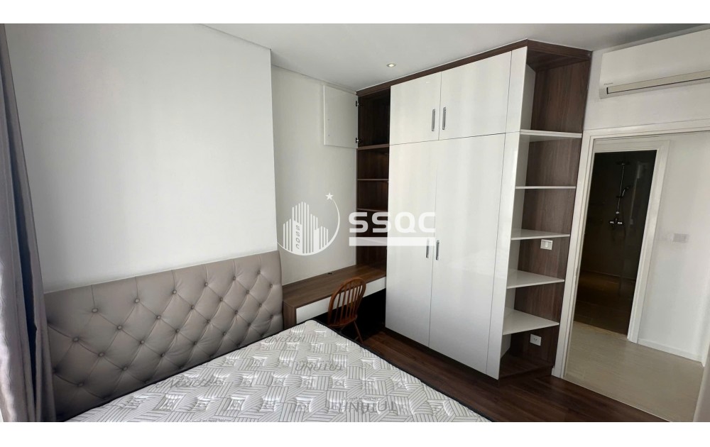 Cho thuê căn hộ 3PN Đảo Kim Cương tháp Bora Bora tầng cao, view sông và nội khu resort, giá 43 triệu/tháng.