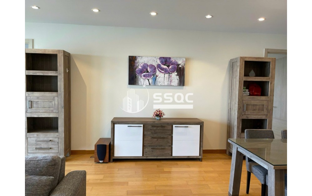 Cho thuê căn hộ 2PN diện tích cực đại 125m2 tháp Brilliant Đảo Kim Cương, view trực diện Quận 1, giá 45 triệu.