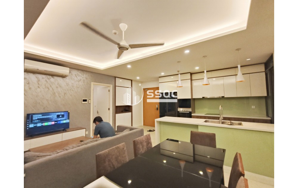 CHO THUÊ CĂN HỘ ĐẢO KIM CƯƠNG 2 PHÒNG NGỦ DỌN VÀO Ở NGAY – TOÀ H TẦNG TRUNG – 87M² – FULL NỘI THẤT – 30TR/THÁNG