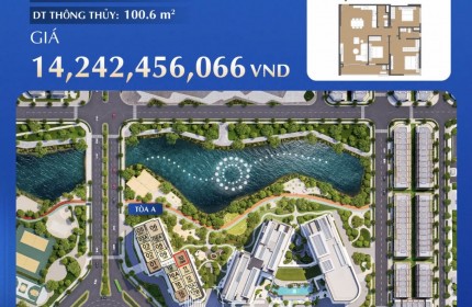 MASTERI COSMO CENTRAL – CĂN HỘ 3PN VIEW NHẠC NƯỚC ĐẲNG CẤP NHẤT GIỮA THE GLOBAL CITY