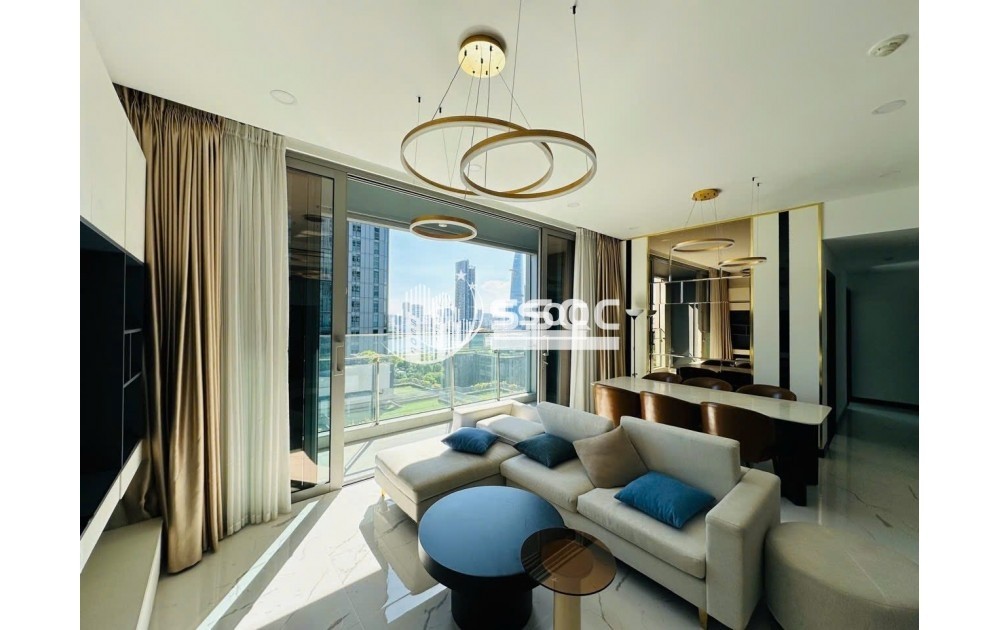 Cho thuê căn hộ 3 phòng ngủ Empire City - Linden, diện tích 127m2, giá 65 triệu/tháng