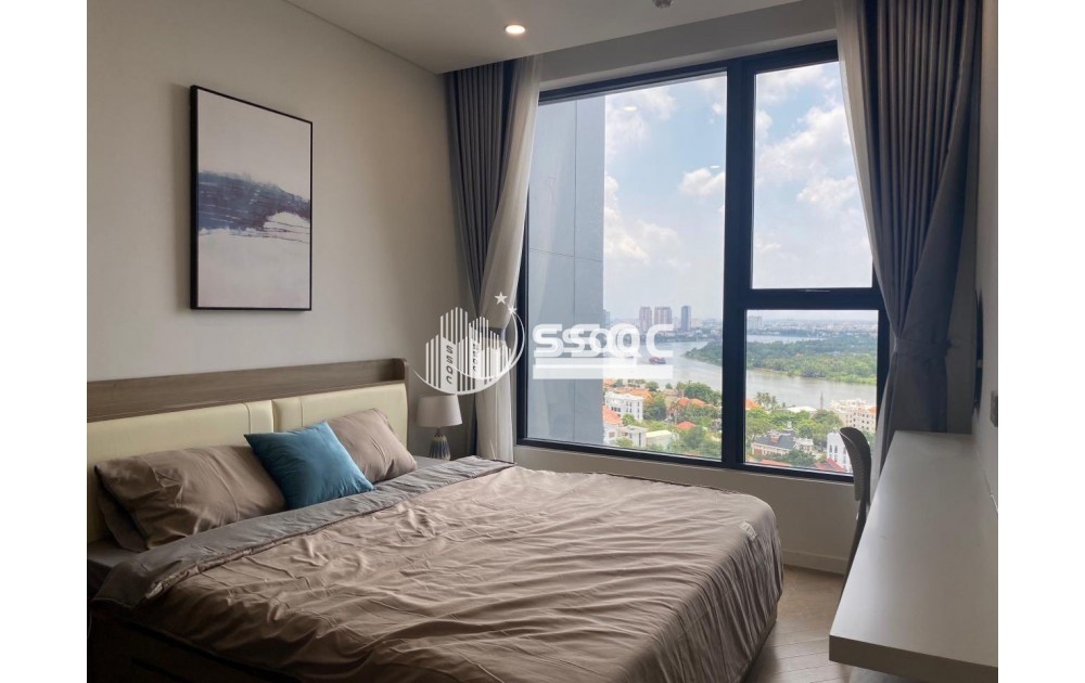 Cho thuê căn hộ 2 phòng ngủ sang trọng, view sông tại Lumiere Riverside - Giá 38 triệu, diện tích 73m2