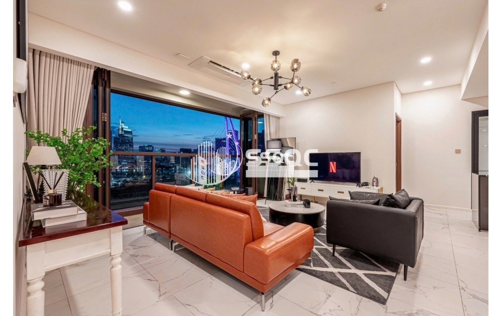 Cho thuê căn hộ 3 phòng ngủ, view cầu Ba Son tại The Galleria, Thủ Thiêm - 78 triệu, 110m2