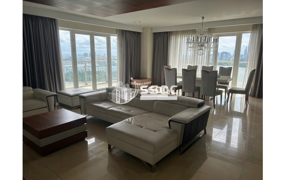 CHO THUÊ CĂN HỘ DUPLEX ĐẢO KIM CƯƠNG 373M2 3 PHÒNG NGỦ TẦNG CAO VIEW SÔNG NỘI THẤT CƠ BẢN