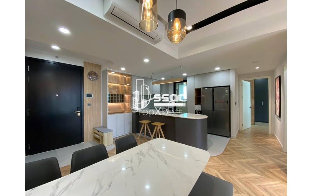 CHO THUÊ CĂN HỘ FELIZ EN VISTA 107M2 3 PHÒNG NGỦ TẦNG CAO FULL NỘI THẤT GIÁ 36 TRIỆU/THÁNG