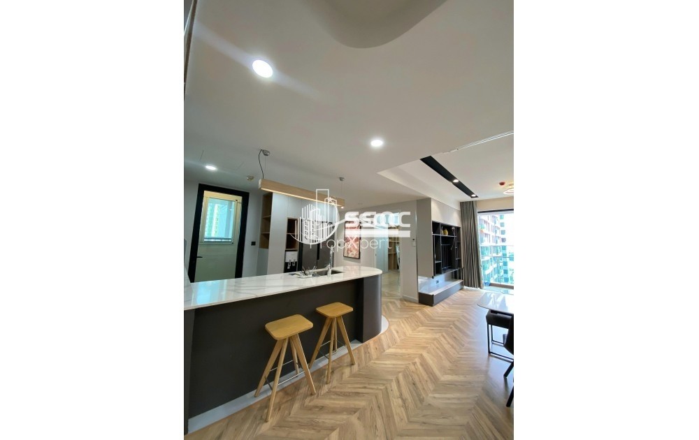 CHO THUÊ CĂN HỘ FELIZ EN VISTA 107M2 3 PHÒNG NGỦ TẦNG CAO FULL NỘI THẤT GIÁ 36 TRIỆU/THÁNG
