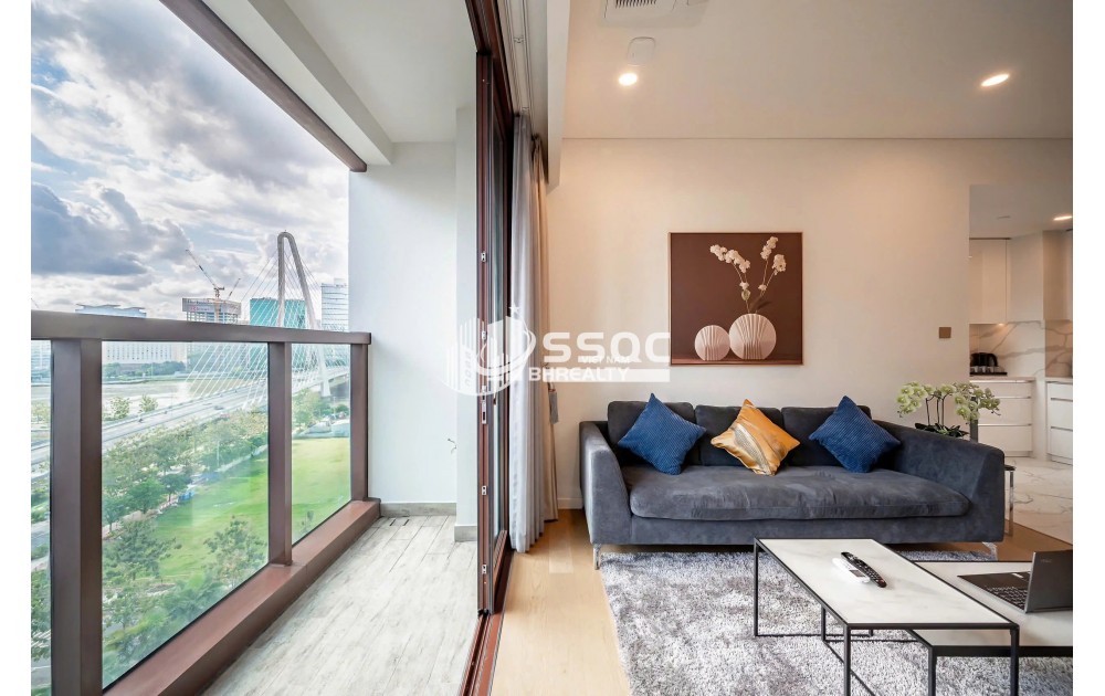 CHO THUÊ CĂN HỘ METROPOLE THỦ THIÊM – GALLERIA – 2PN – 77M² – FULL NỘI THẤT – 48 TRIỆU/THÁNG