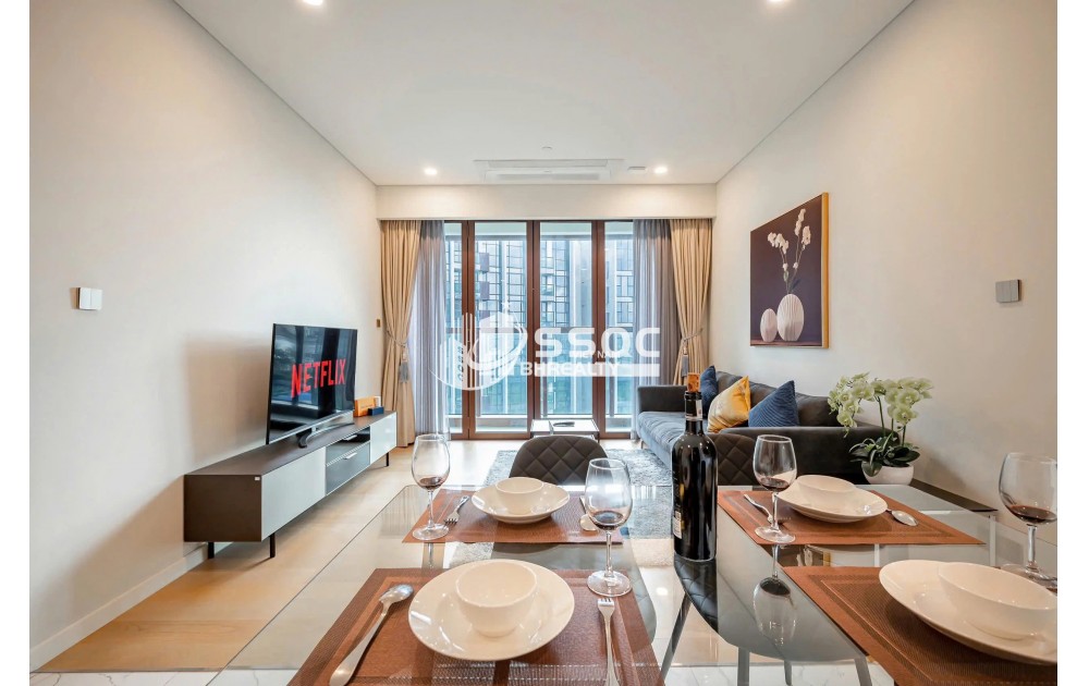 CHO THUÊ CĂN HỘ METROPOLE THỦ THIÊM – GALLERIA – 2PN – 77M² – FULL NỘI THẤT – 48 TRIỆU/THÁNG