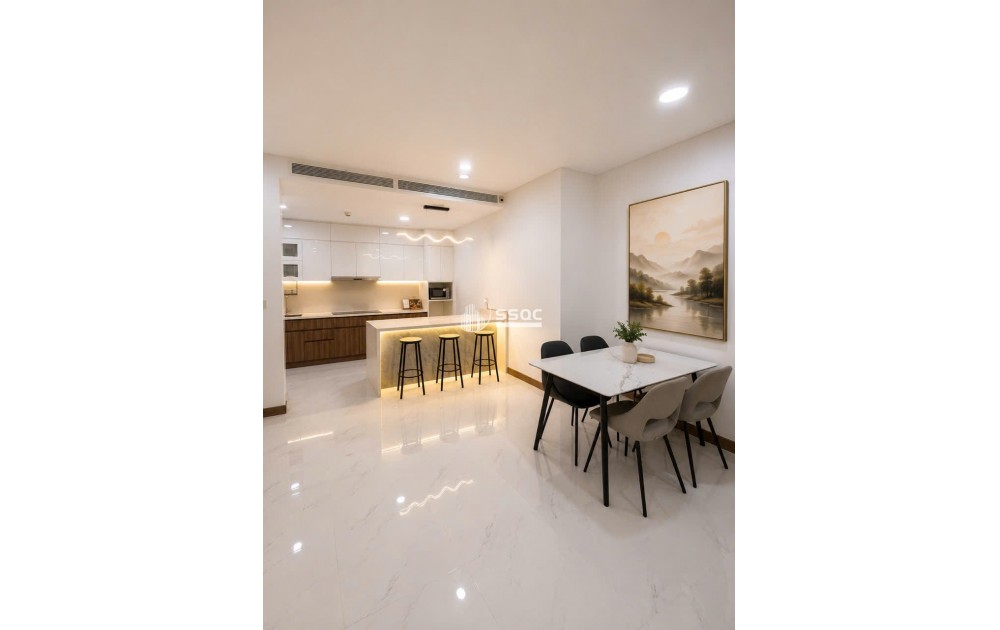 SUNWAH PEARL – 3 PHÒNG NGỦ 125M² FULL NỘI THẤT | VIEW SÔNG | NHÀ TRỐNG | GIÁ THUÊ 65 TRIỆU/THÁNG