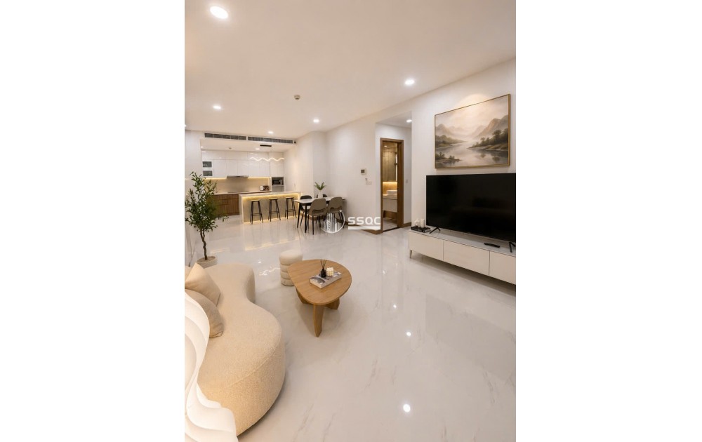 SUNWAH PEARL – 3 PHÒNG NGỦ 125M² FULL NỘI THẤT | VIEW SÔNG | NHÀ TRỐNG | GIÁ THUÊ 65 TRIỆU/THÁNG