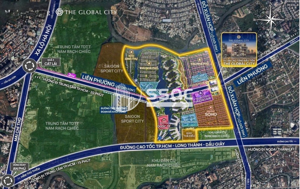 The Global City - bán căn 3 phòng ngủ mảnh ghép vàng Nexus Zone (CT3)
