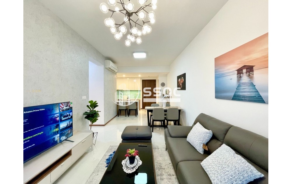 Cho thuê One Verandah 2PN 81m² full nội thất, view sông Sài Gòn hướng Đông Nam, chỉ 21 triệu/tháng