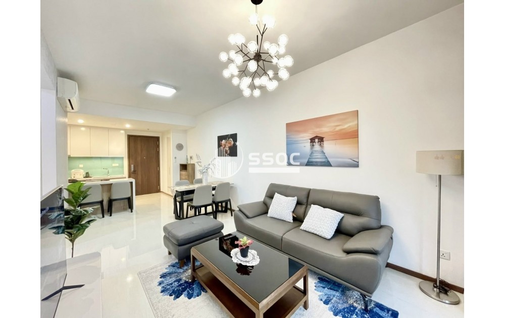 Cho thuê One Verandah 2PN 81m² full nội thất, view sông Sài Gòn hướng Đông Nam, chỉ 21 triệu/tháng