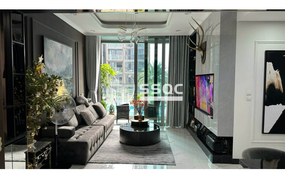 Bán căn hộ Empire City Thủ Thiêm 2PN 92,3m² view hồ bơi đẹp, giá 23,8 tỷ bao hết