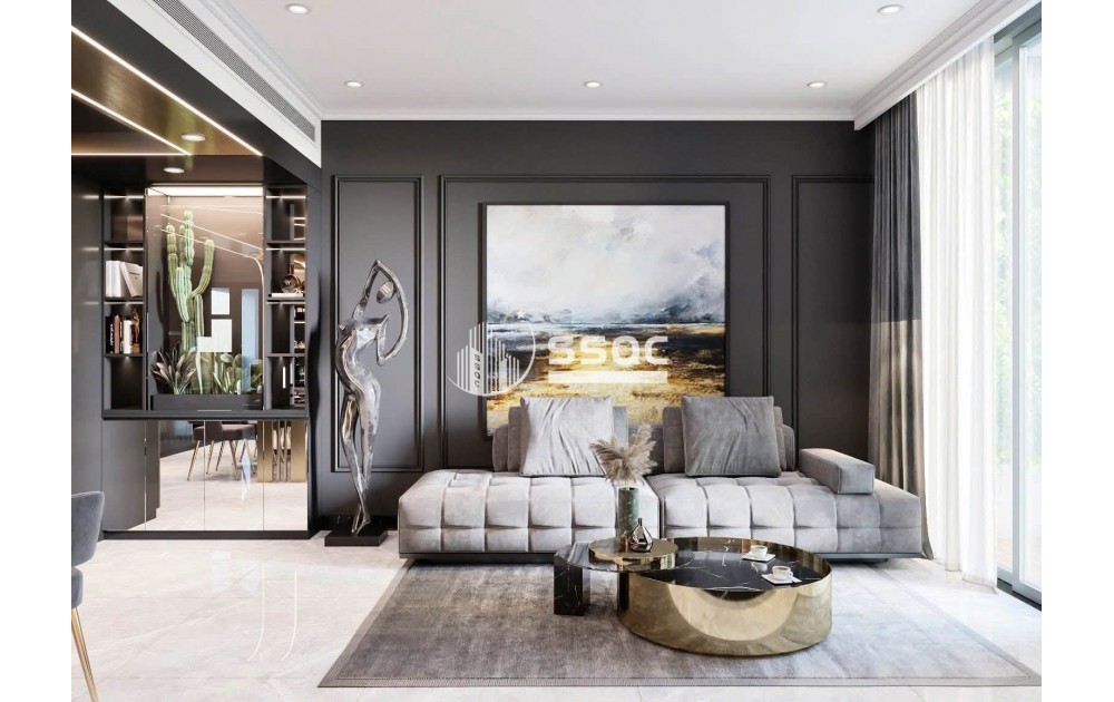 Bán căn hộ Empire City Thủ Thiêm 2PN 92,3m² view hồ bơi đẹp, giá 23,8 tỷ bao hết
