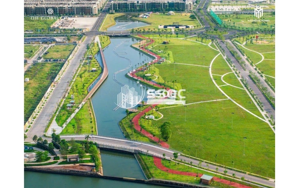 BÁN BIỆT THỰ ĐƠN LẬP THE GLOBAL CITY 117.4HA CĂN HỘ 2PN VIEW KÊNH ĐÀO GIÁ TỐT