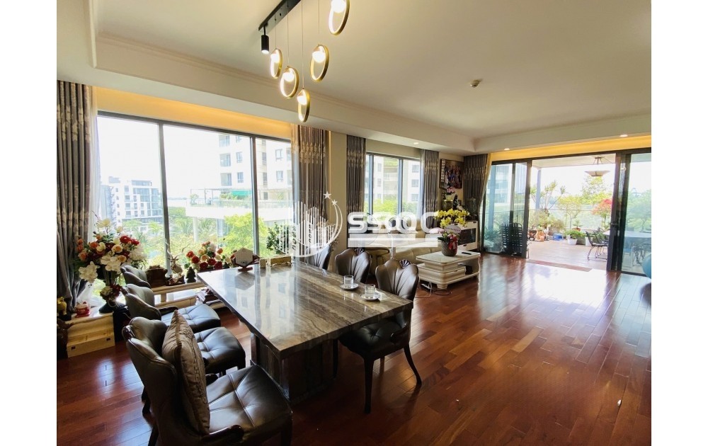 BÁN CĂN HỘ SÂN VƯỜN ĐẢO KIM CƯƠNG 222M2 3 PHÒNG NGỦ VIEW SÔNG GIÁ 33 TỶ