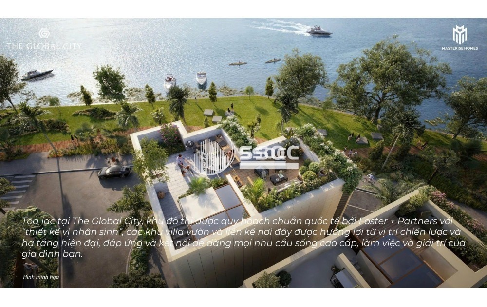 BÁN BIỆT THỰ THE GLOBAL CITY DIỆN TÍCH LỚN VIEW KÊNH ĐÀO 4 PHÒNG NGỦ GIÁ HỢP LÝ