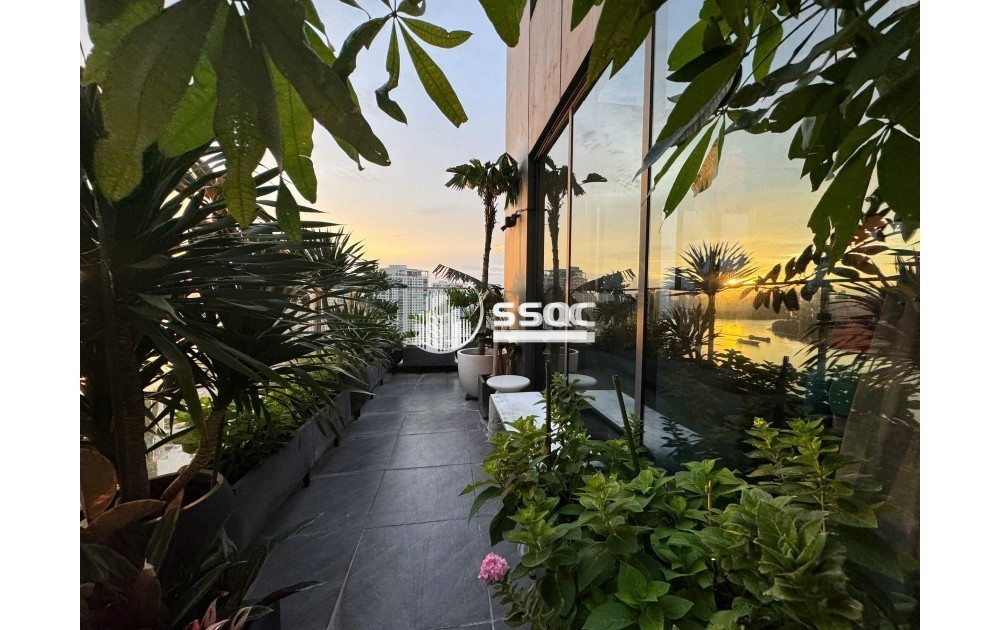 BÁN CĂN HỘ DUPLEX OEN VERANDAH 230M2 3-4 PHÒNG NGỦ VIEW SÔNG SÀI GÒN VÀ LANDMARK 81 NỘI THẤT CAO CẤP