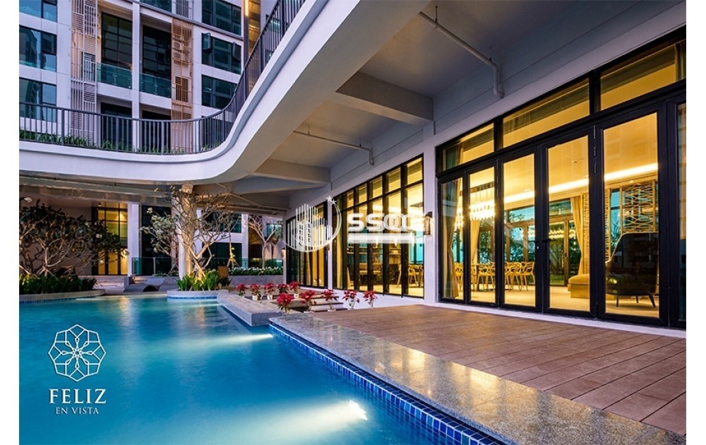BÁN CĂN HỘ 1 PHÒNG NGỦ FELIZ EN VISTA 58M² FULL NỘI THẤT HƯỚNG ĐÔNG BẮC GIÁ TỪ 7.2 TỶ