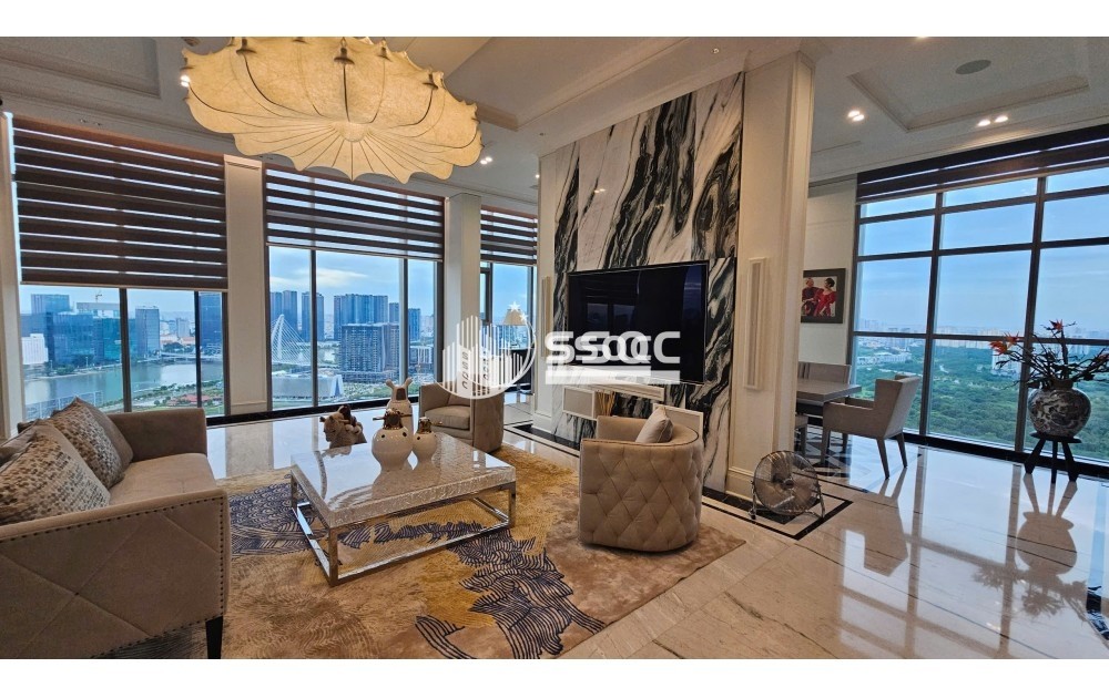 BÁN PENTHOUSE EMPIRE CITY THỦ THIÊM 379M² 4 PHÒNG NGỦ VIEW SÔNG GIÁ 190 TỶ