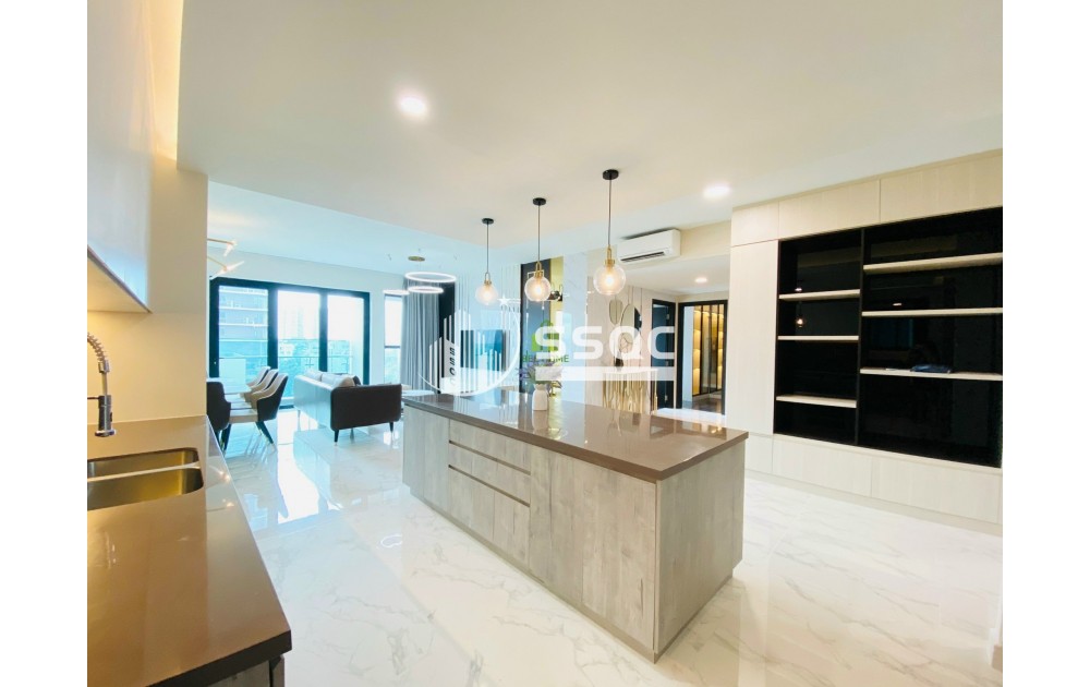 Cho thuê căn hộ 4 phòng ngủ Feliz En Vista - DT 181m2 - Giá 75 triệu/tháng - Full nội thất