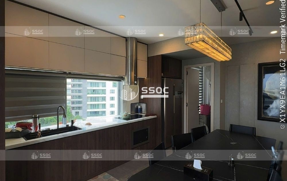 Cho thuê căn hộ 3 phòng ngủ Đảo Kim Cương, DT 120m2, Full nội thất, Giá 45 triệu/tháng, view nội khu yên tĩnh