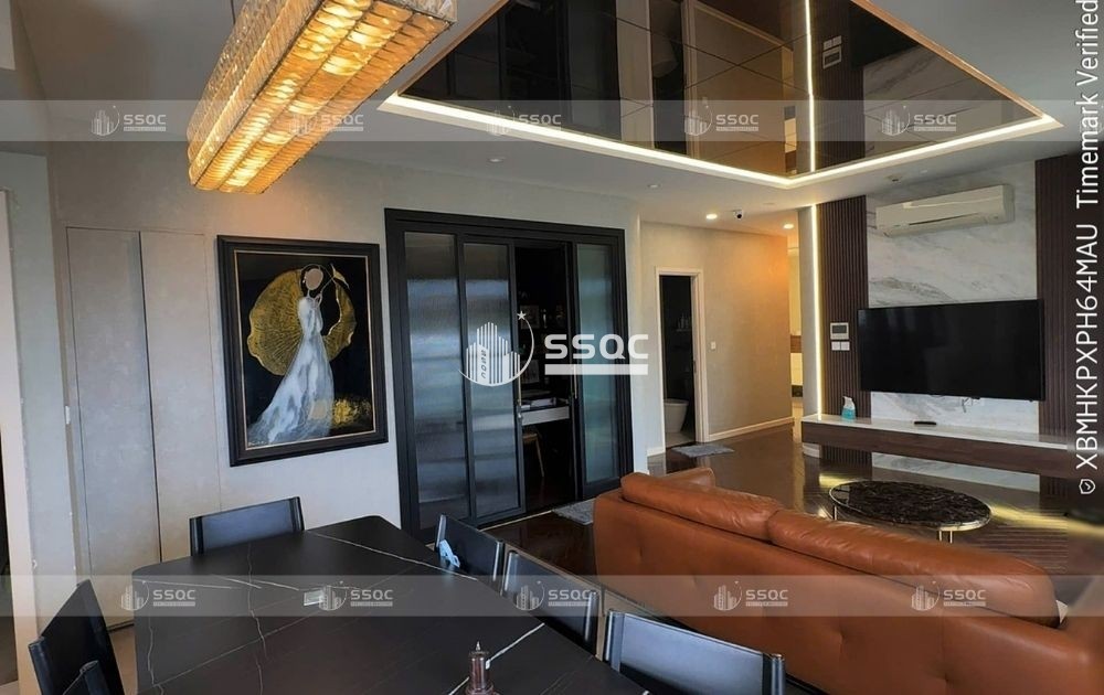 Cho thuê căn hộ 3 phòng ngủ Đảo Kim Cương, DT 120m2, Full nội thất, Giá 45 triệu/tháng, view nội khu yên tĩnh
