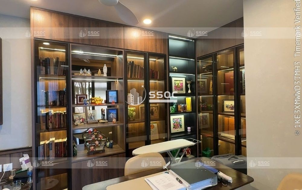 Cho thuê căn hộ 3 phòng ngủ Đảo Kim Cương, DT 120m2, Full nội thất, Giá 45 triệu/tháng, view nội khu yên tĩnh