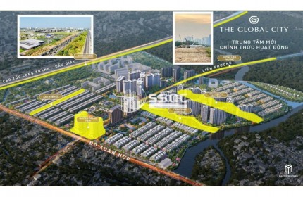 BÁN BIỆT THỰ THE GLOBAL CITY DIỆN TÍCH LỚN VIEW KÊNH ĐÀO 4 PHÒNG NGỦ GIÁ HỢP LÝ