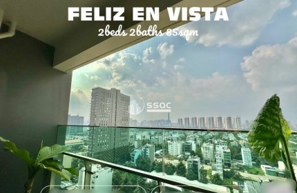 CHO THUÊ CĂN HỘ 2PN FELIZ EN VISTA | 85M² | NỘI THẤT CƠ BẢN | GIÁ CHỈ 24 TRIỆU NET/THÁNG