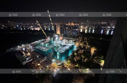 Empire city có căn 1 phòng ngủ, diện tích rộng, hiếm có view tầng cao đẹp mê ly về đêm