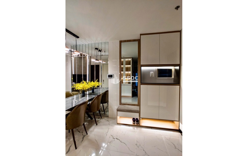 CHO THUÊ CĂN HỘ EMPIRE CITY THỦ THIÊM LINDEN 1PN FULL NỘI THẤT GIÁ 28 TRIỆU ĐANG TRỐNG