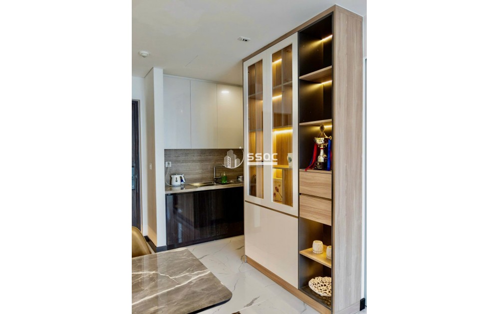 CHO THUÊ CĂN HỘ EMPIRE CITY THỦ THIÊM LINDEN 1PN FULL NỘI THẤT GIÁ 28 TRIỆU ĐANG TRỐNG