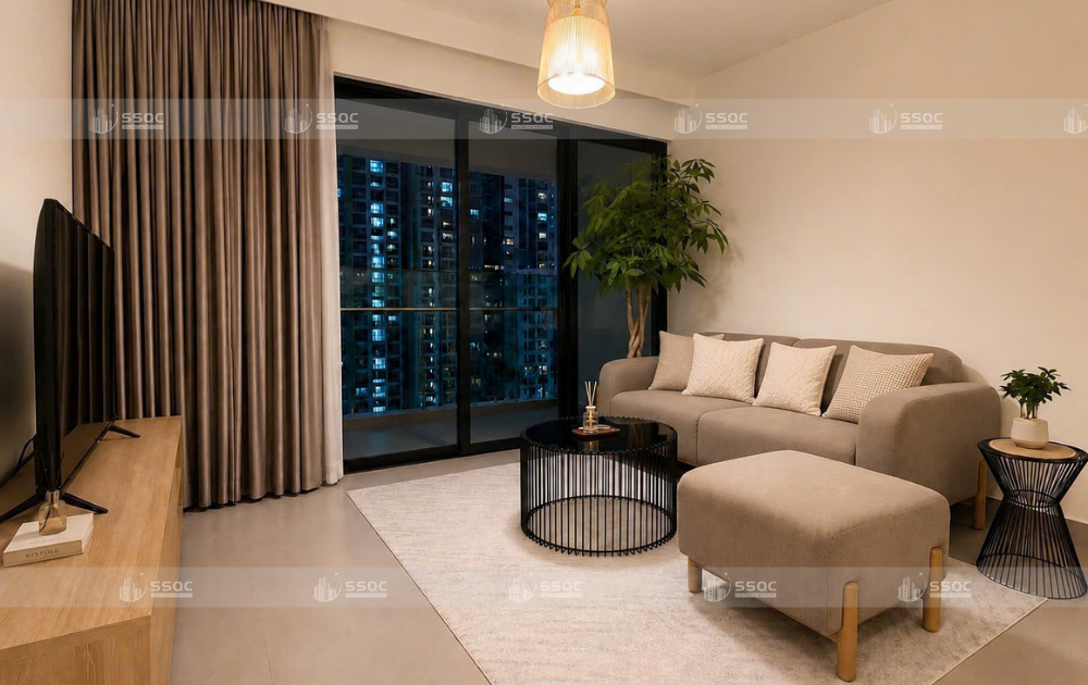 CHO THUÊ CĂN HỘ FELIZ EN VISTA 2PN 88M² – TẦNG TRUNG – FULL NỘI THẤT – 26 TRIỆU/THÁNG