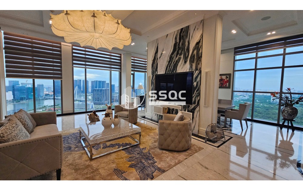 BÁN PENTHOUSE EMPIRE CITY, 3 PHÒNG NGỦ - 379M2, NHÀ ĐẸP LUNG LINH, GIÁ: 190 TỶ