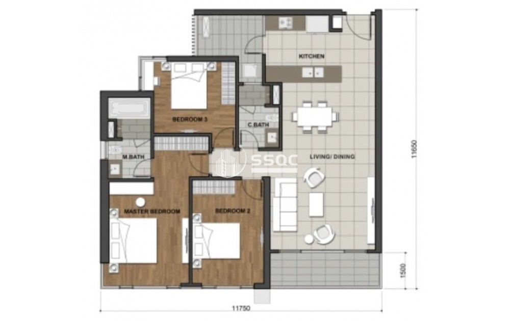 CHO THUÊ CĂN HỘ ESTELLA HEIGHTS, GIÁ 65 TRIỆU - 3 PHÒNG NGỦ 125M2, XÁCH VALI VÀO Ở NGAY