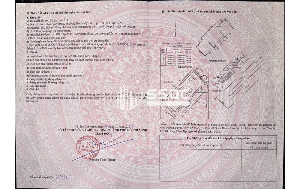 BÁN CĂN HỘ FELIZ EN VISTA NHÀ ĐẸP LUNG LINH 4 PHÒNG NGỦ - 173M2, GIÁ: 25.8 TỶ