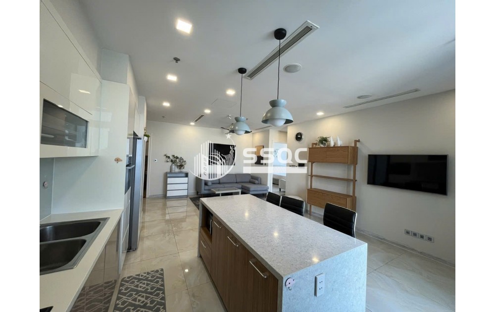 CĂN HỘ VINHOMES BA SON CHO THUÊ, GIÁ 57.91 TRIỆU - 3 PHÒNG NGỦ 101M2, FULL NỘI THẤT CAO CẤP