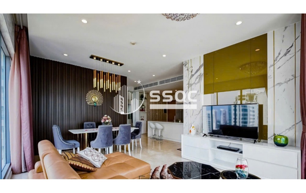 CĂN HỘ ĐẢO KIM CƯƠNG CHO THUÊ, GIÁ: 52.65 TRIỆU - 3 PHÒNG NGỦ - 117M2, FULL NỘI THẤT CAO CẤP