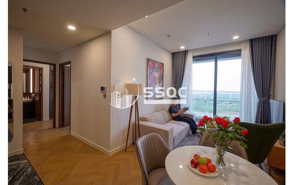 CHO THUÊ CĂN HỘ LUMIERE RIVERSIDE, GIÁ 37.8 TRIỆU/THÁNG - 75 M2, 2 PHÒNG NGỦ, FULL NỘI THẤT CAO CẤP
