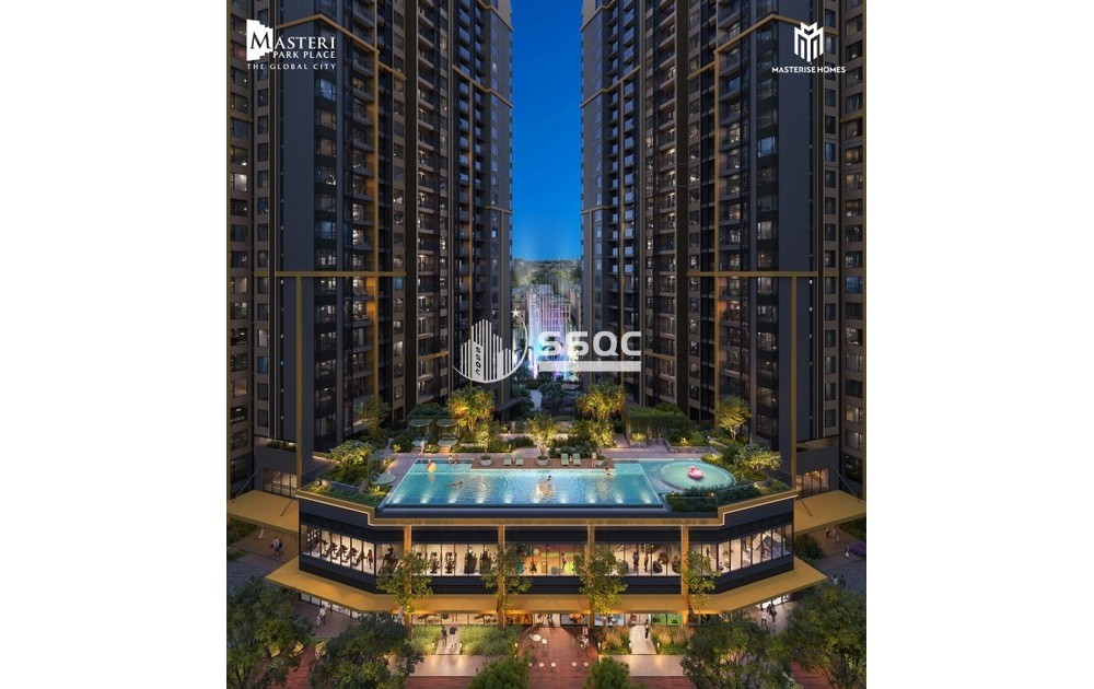 BÁN CĂN HỘ MASTERI PARK PLACE 1 PHÒNG NGỦ 57.2M2 TỪ CHỦ ĐẦU TƯ GIÁ TỐT 6.79 TỶ