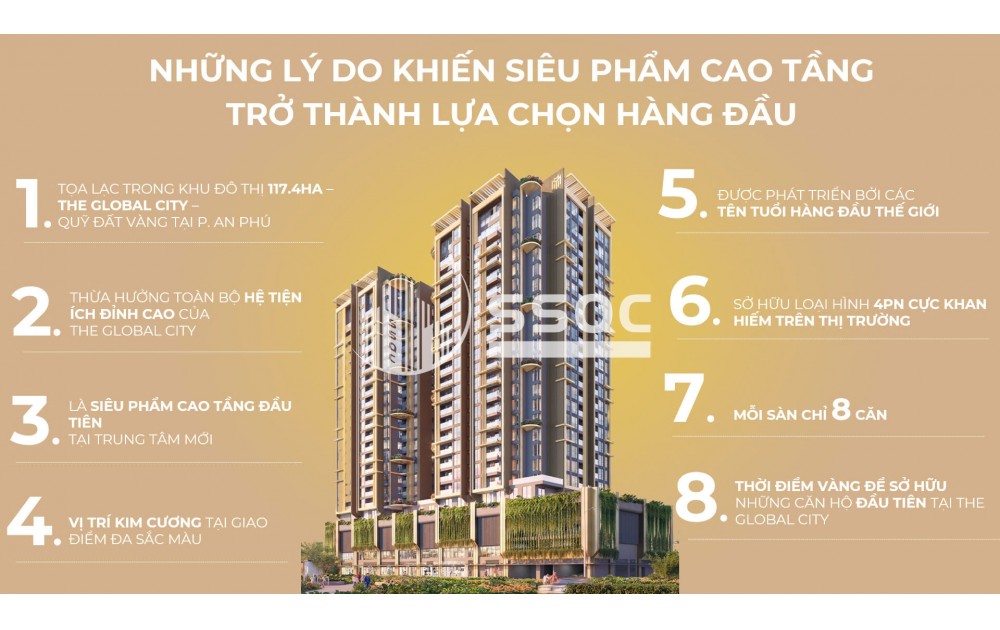 BÁN CĂN HỘ MASTERI GRAND VIEW 4PN 136.6M2 TỪ CHỦ ĐẦU TƯ GIÁ TỐT