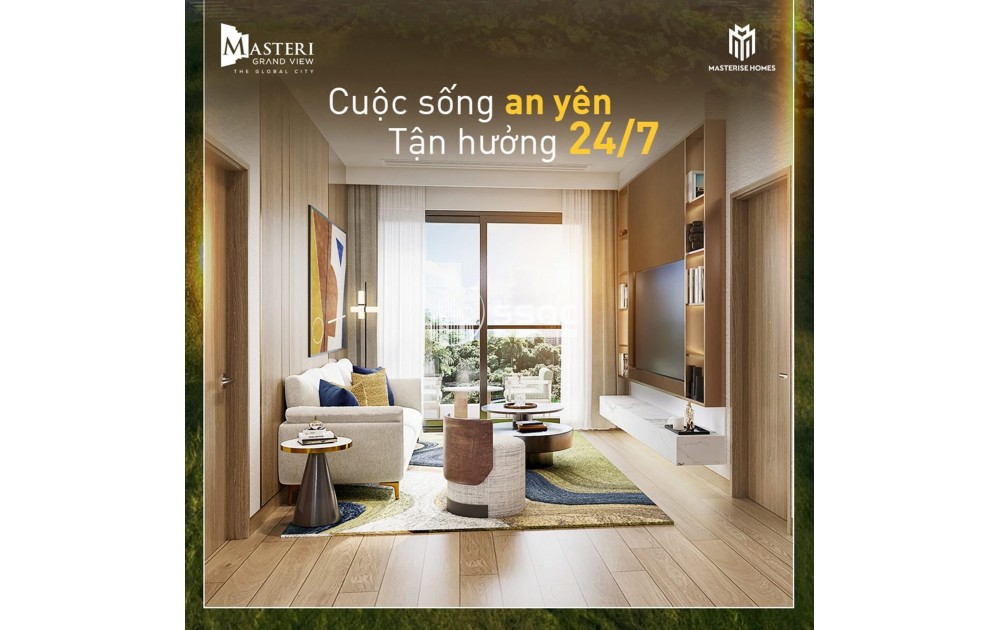 BÁN CĂN HỘ MASTERI GRAND VIEW 2PN 84.4M2 TỪ CHỦ ĐẦU TƯ GIÁ TỐT 10.16 TỶ